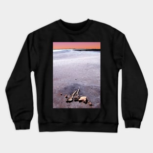 Bare Bones, Salt Lake, The Coorong, South Australia Crewneck Sweatshirt